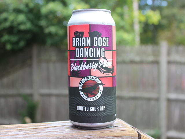 Brian Gose Dancing, a Fruited Sour Ale brewed by Stellwagen Beer Company