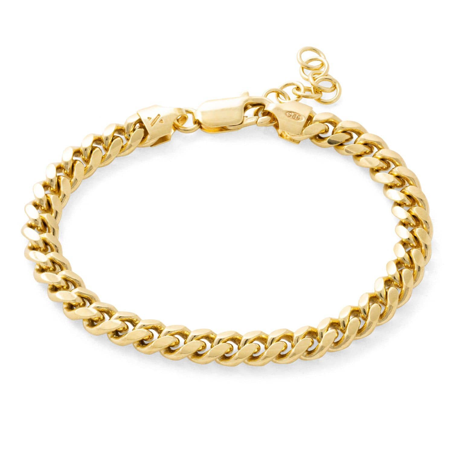 6mm Cuban Bracelet Gold Cuban Link Bracelet JAXXON