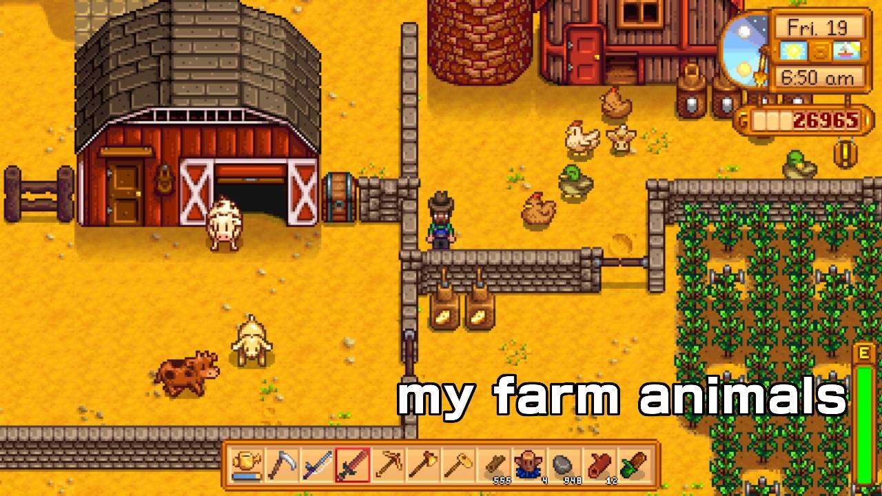 My farm animals