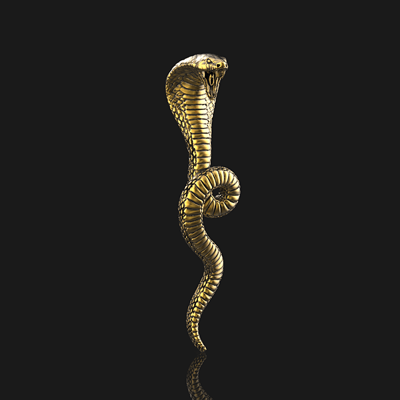 Fierce Cobra Pendant