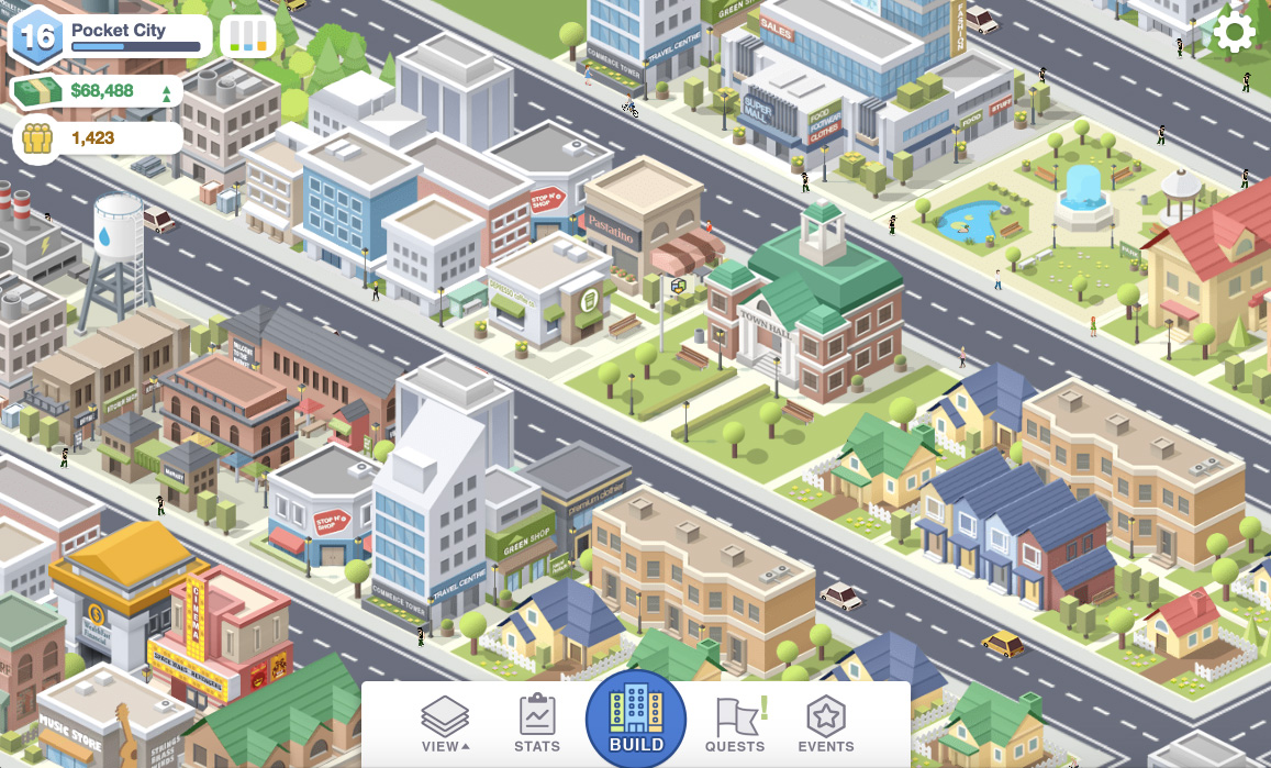 Socorro, eu não consigo sair de Pocket City