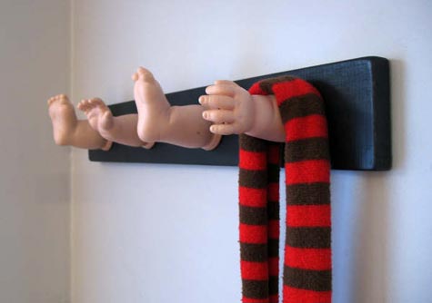 Dismembered Doll Coat Rack Dismembered Doll Coat Rack