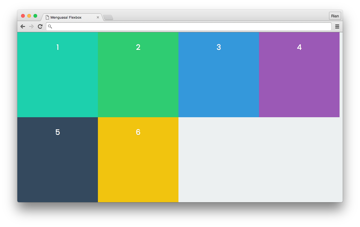 Align-content strech akan memaksa item agar memnuhi ruang tersisa