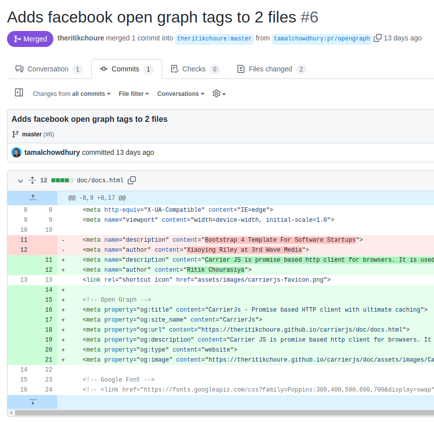 adds fb open graph tags