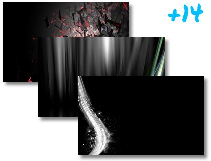 Dark Abstract theme pack