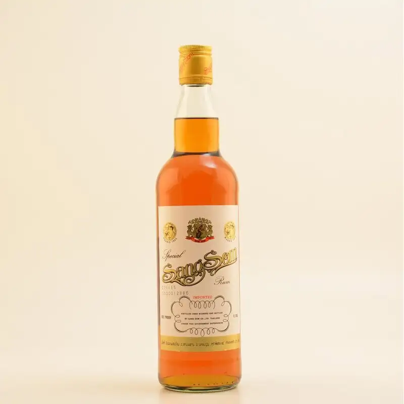 Image of the front of the bottle of the rum Sangsom Special Rum