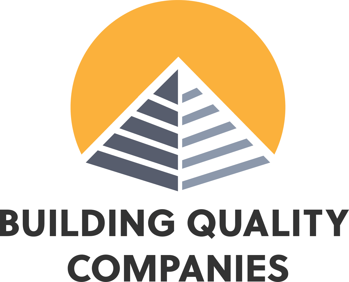 mockup design of building quality companies' logo