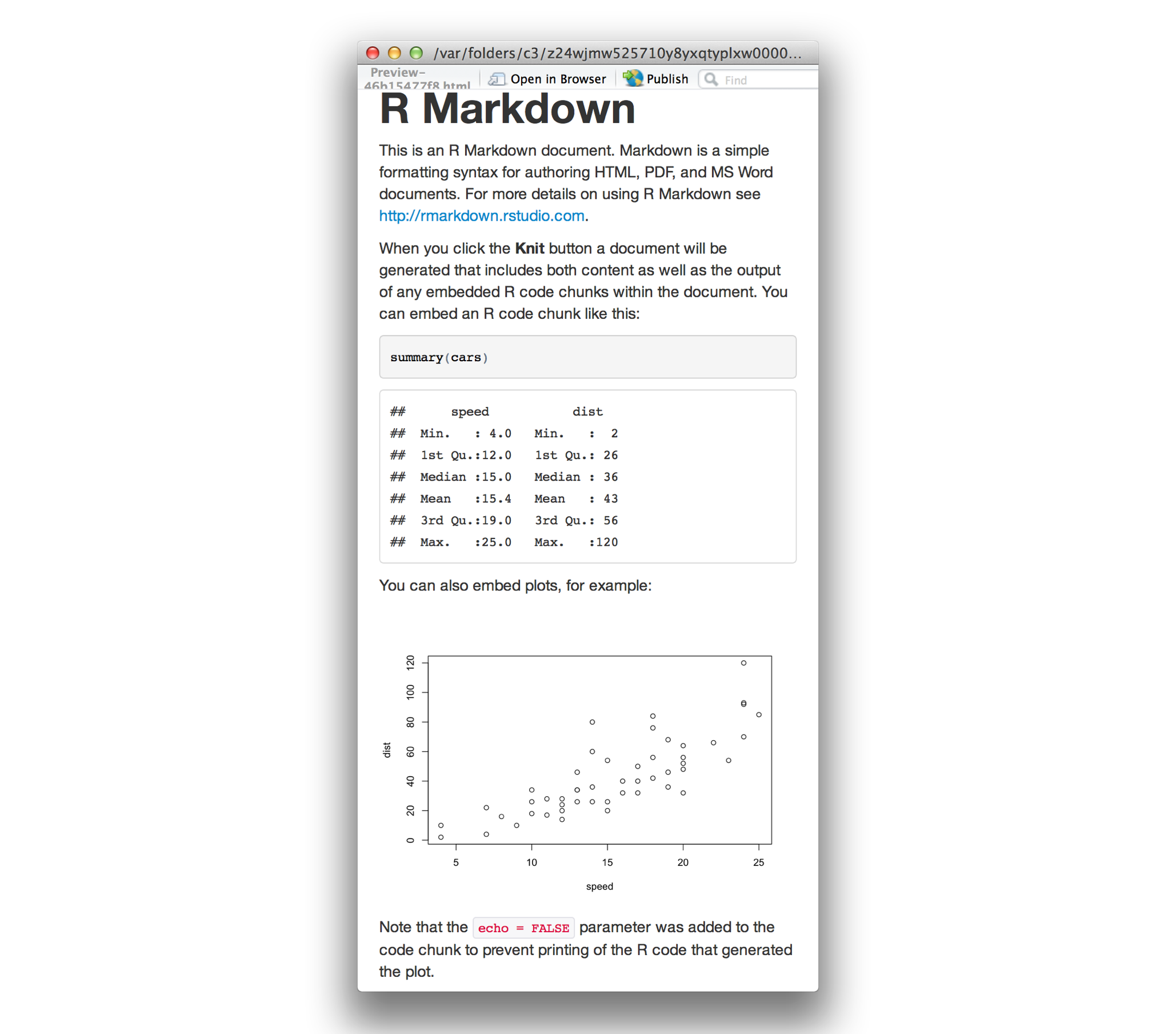 rmarkdown to pdf