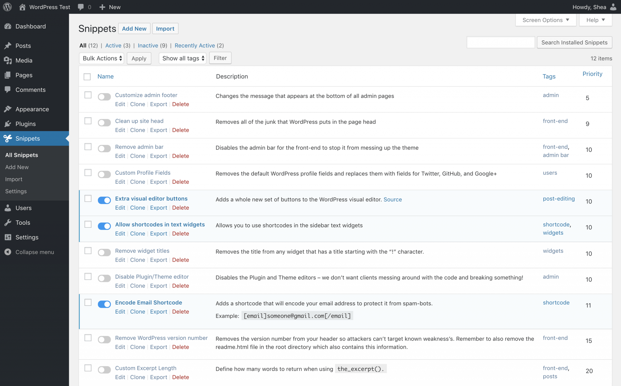 Time to Start Using WordPress Code Snippets - NJ Content Creators