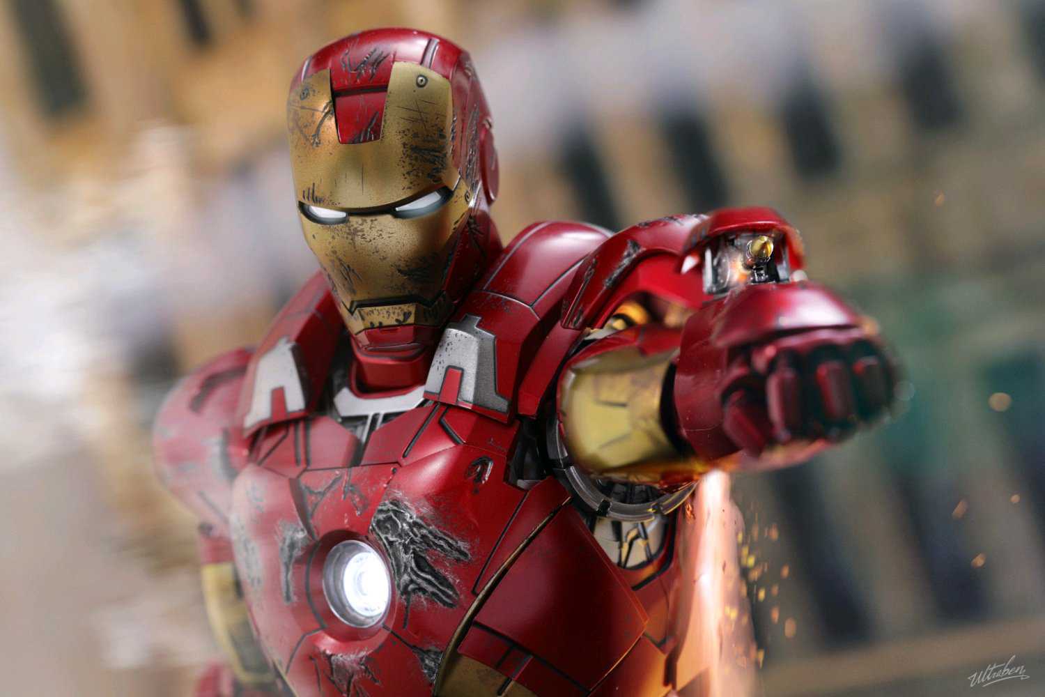 Hot Toys Metal Iron Man Mark VII