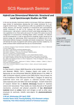 Hybrid Low Dimensional Materials - Structural and Local Spectroscopic Studies via TEM