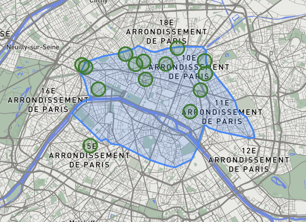 Carte Des 14 Zones No Stress Du Stationnement A Paris