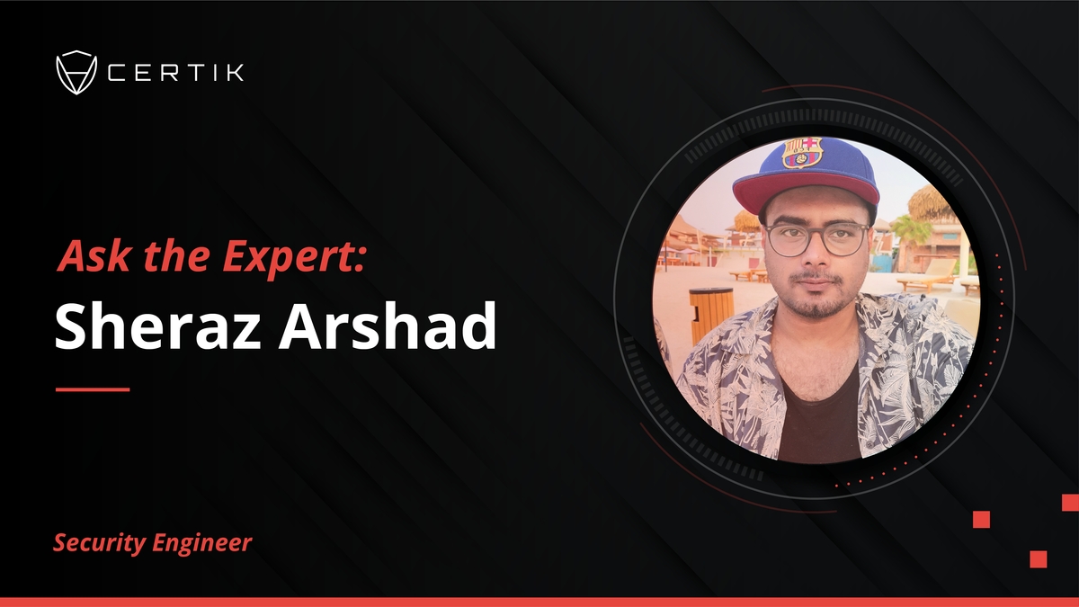 Ask the Expert: Sheraz Arshad