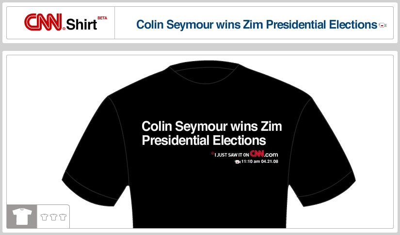 Colin Seymour Wins Zim Presidential Elections