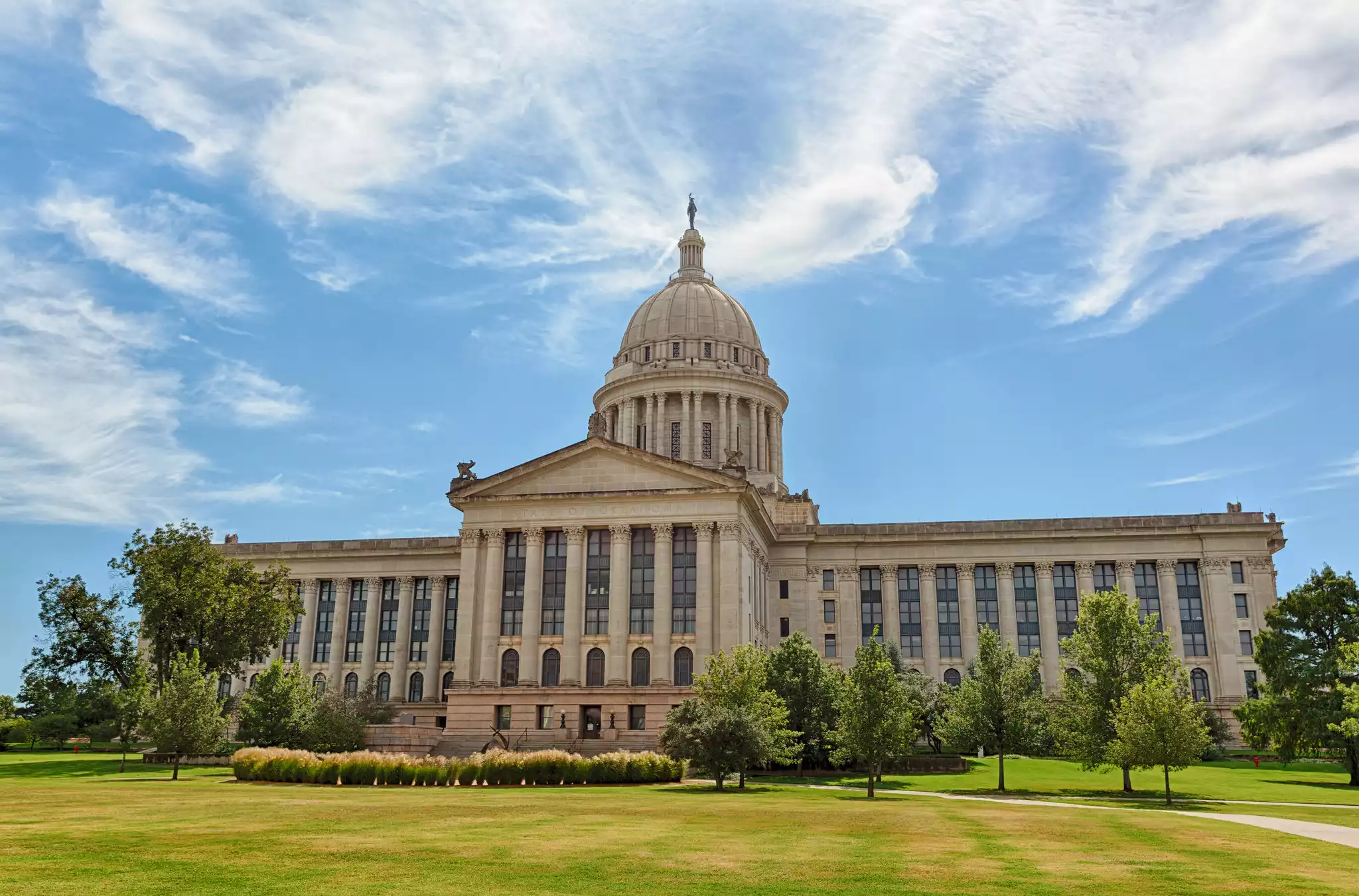 Oklahoma State Capitol (Rear) #2