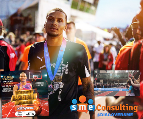 Andre De Grasse - SME.Consulting's client.