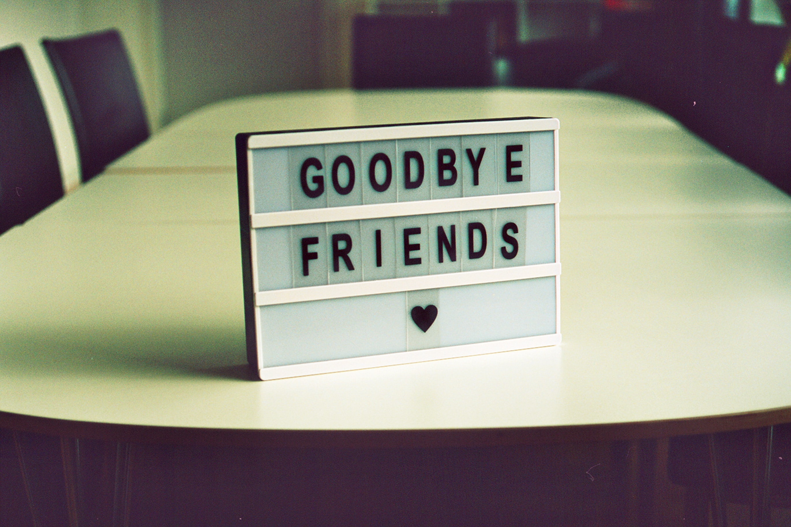 Goodbye, old friend