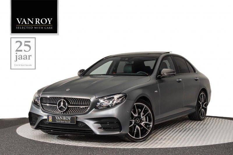 Mercedes-Benz E-Klasse E53 AMG 4Matic+ 436pk (Shape/Mat) Panoramadak Nightpakket Luchtvering Widescreen Burmester Carbon-Int+Ext Sportleder+Memory SuperSportStuur ComandOnline AmbientLight Keyless 20"AMG 360Camera Parktronic Pdc afbeelding 1