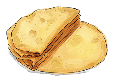 Illustration of Tortillas