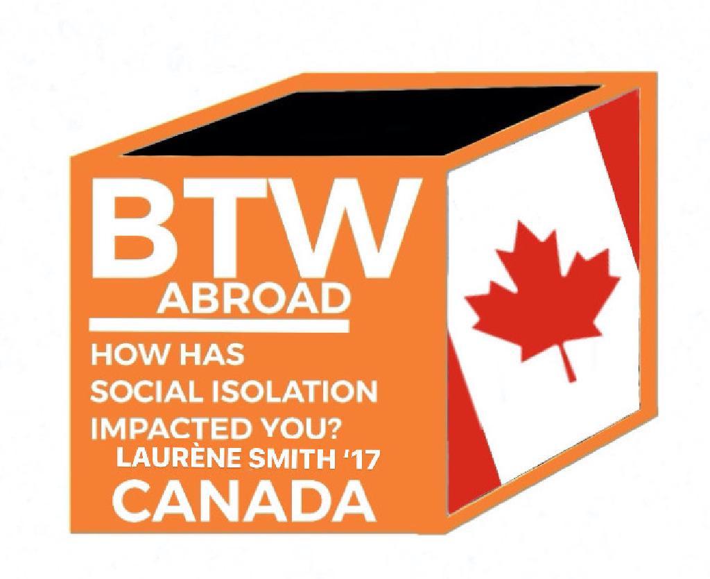 Graphic with Canadian flag