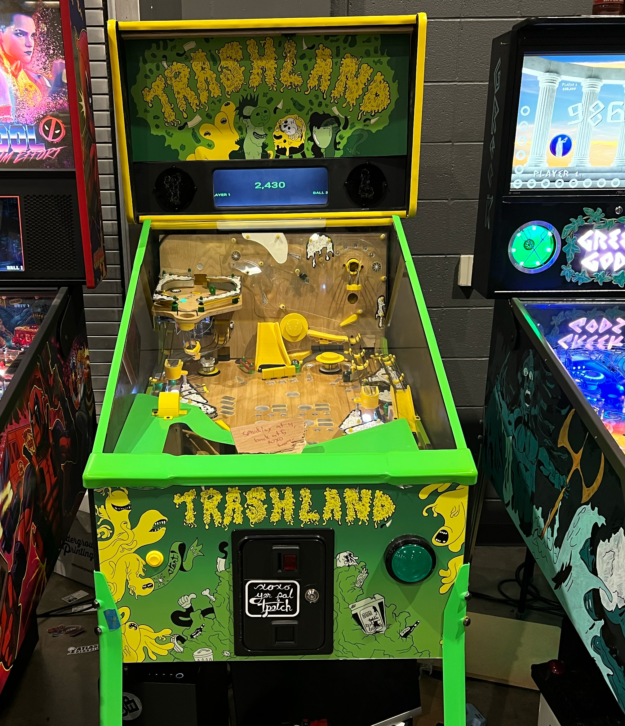 Trashland Homebrew Pinball Machine