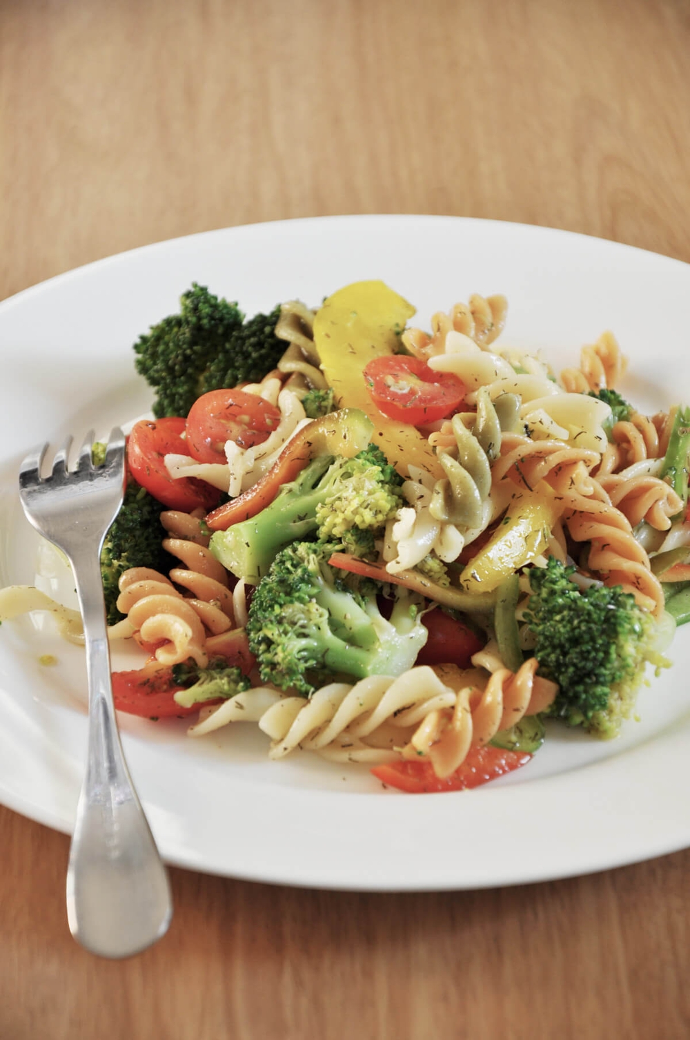 Three Color Pasta Salad with Broccoli