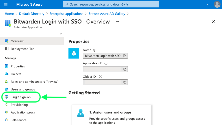 Configure Single sign-on