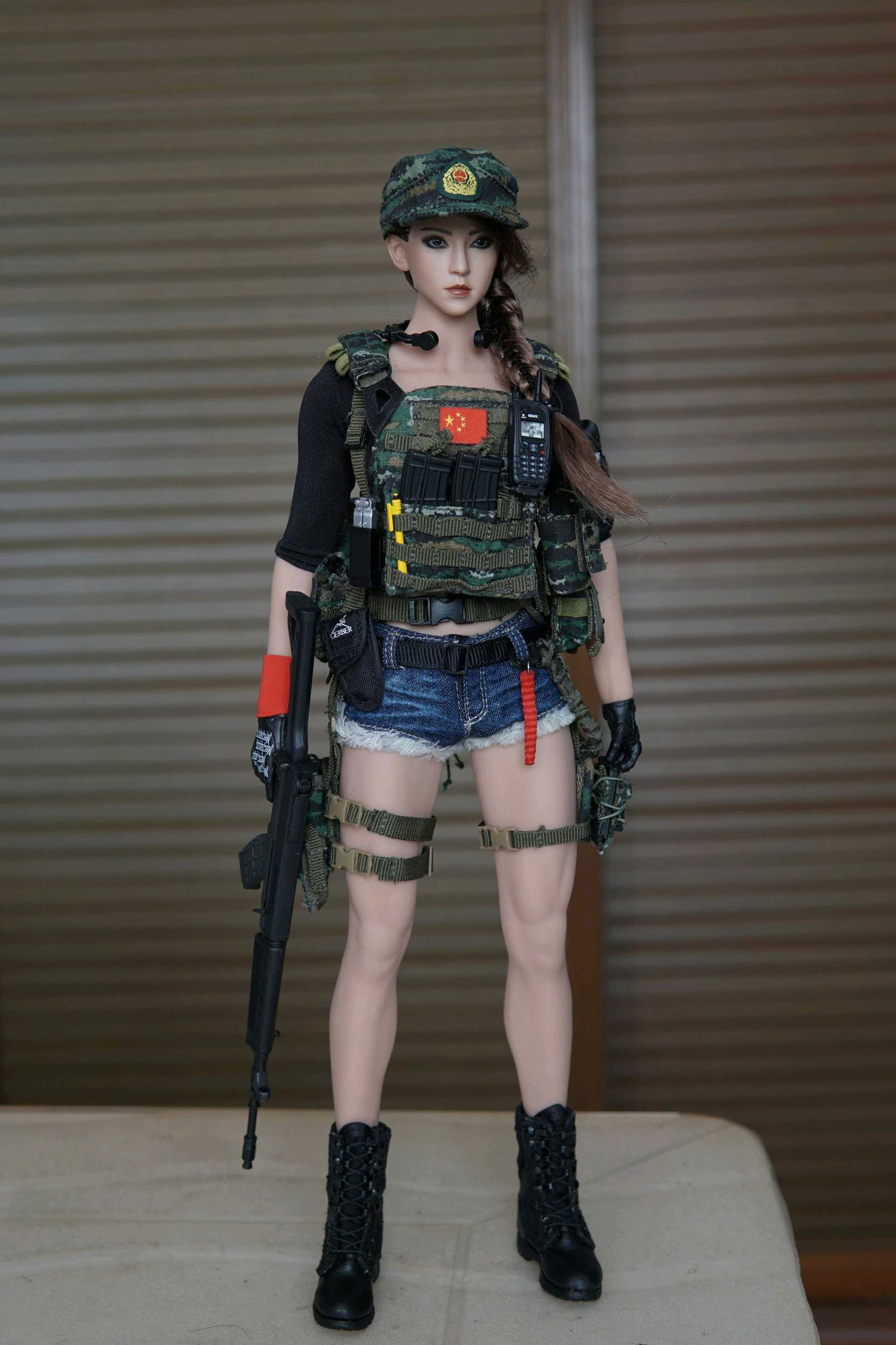 Chinese Female Soldier 1/6 Scale Figure DIY | Figround