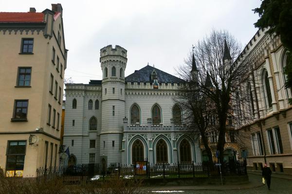 Mini castle in Riga's old town