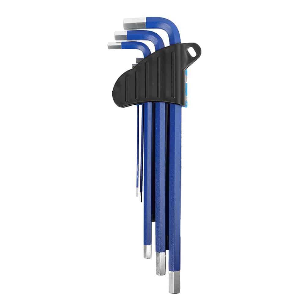 G80134 9-Piece Imperial Hex Key Set, 1/16-3/8 In.
