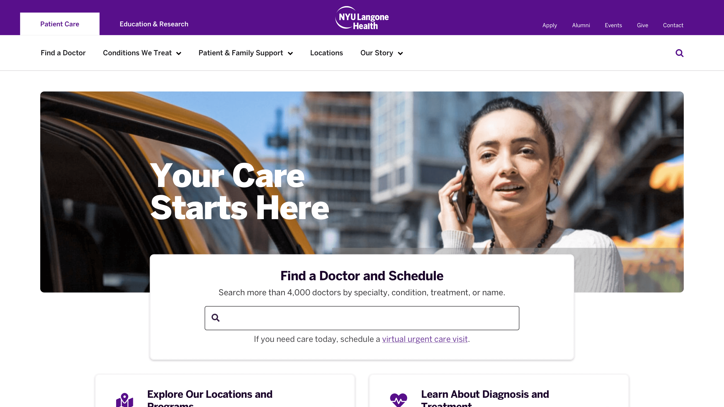 Patient Care at NYU Langone Health