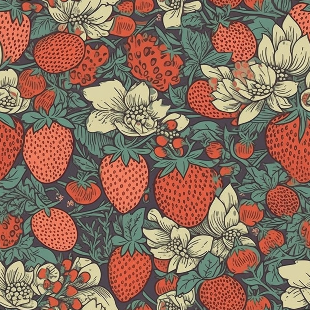 strawberries illustration