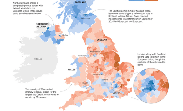 Brexit in interactive maps and charts - webkid blog