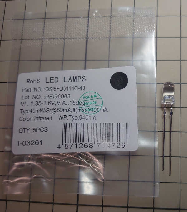 赤外線LED OSI5FU5111C-40