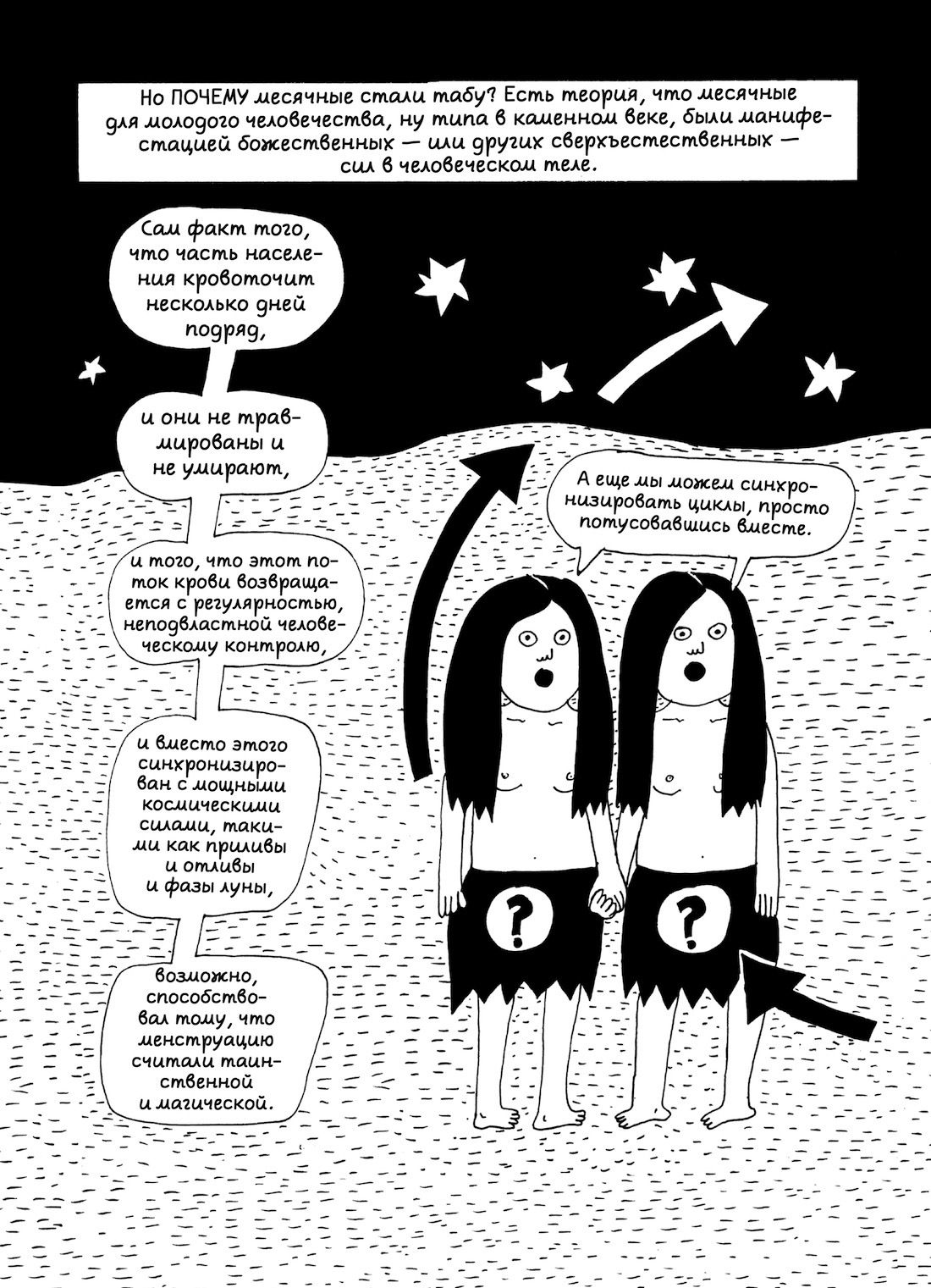Страница из комикса Лив Стрёмквист «Плод познания»
