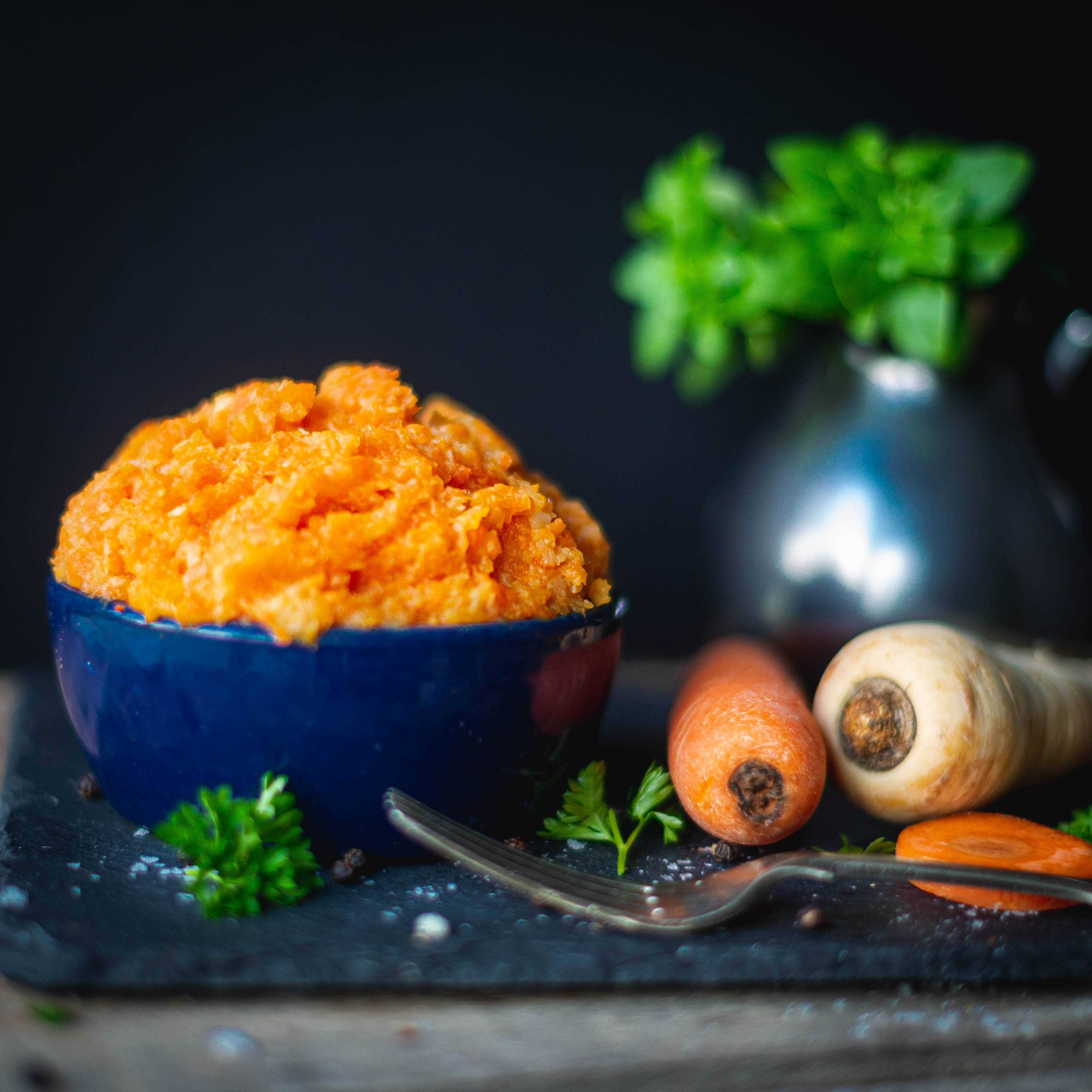 Carrot and Parsnip Mash (Serves 2)