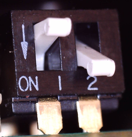 Orthus Dip Switch Position 1