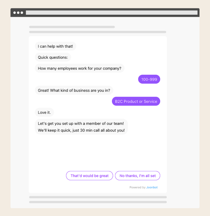 Make your own test chatbot with our test maker