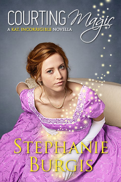 Cover for Courting Magic, by Stephanie Burgis.