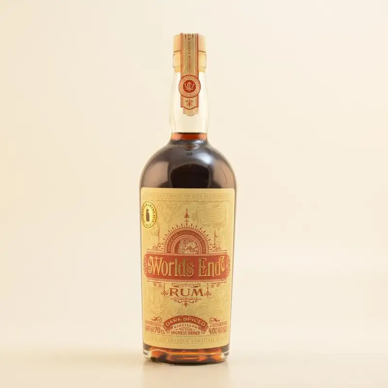 Image of the front of the bottle of the rum Dark Spiced