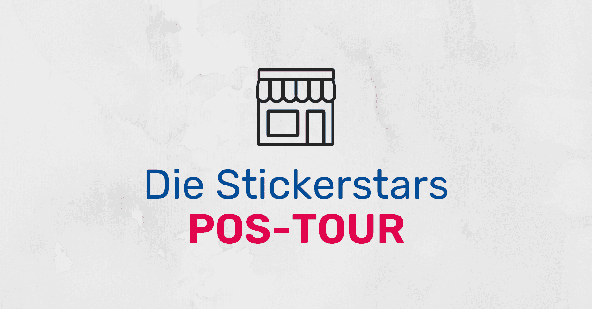 Logo der Stickerstars POS-Tour