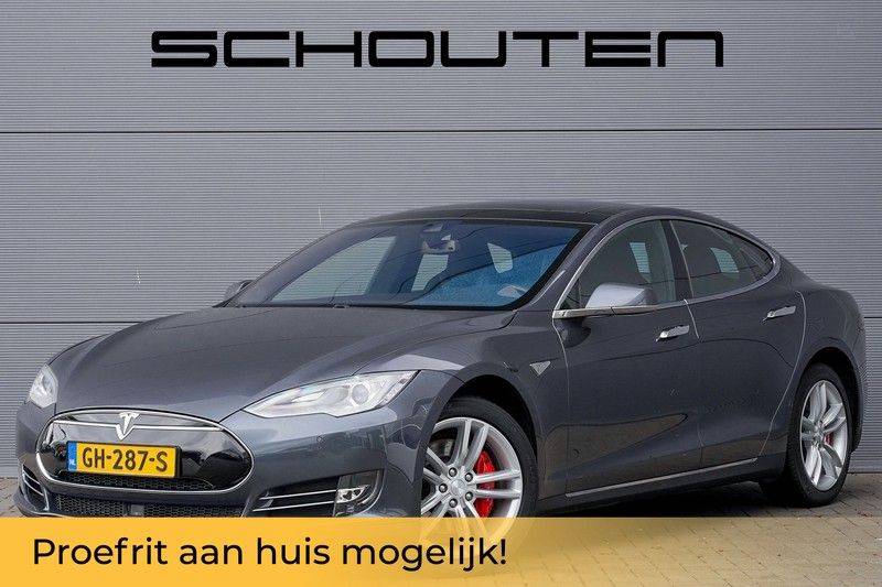 Tesla Model S 85D Performance 700pk Free Charging Pano Leer afbeelding 1