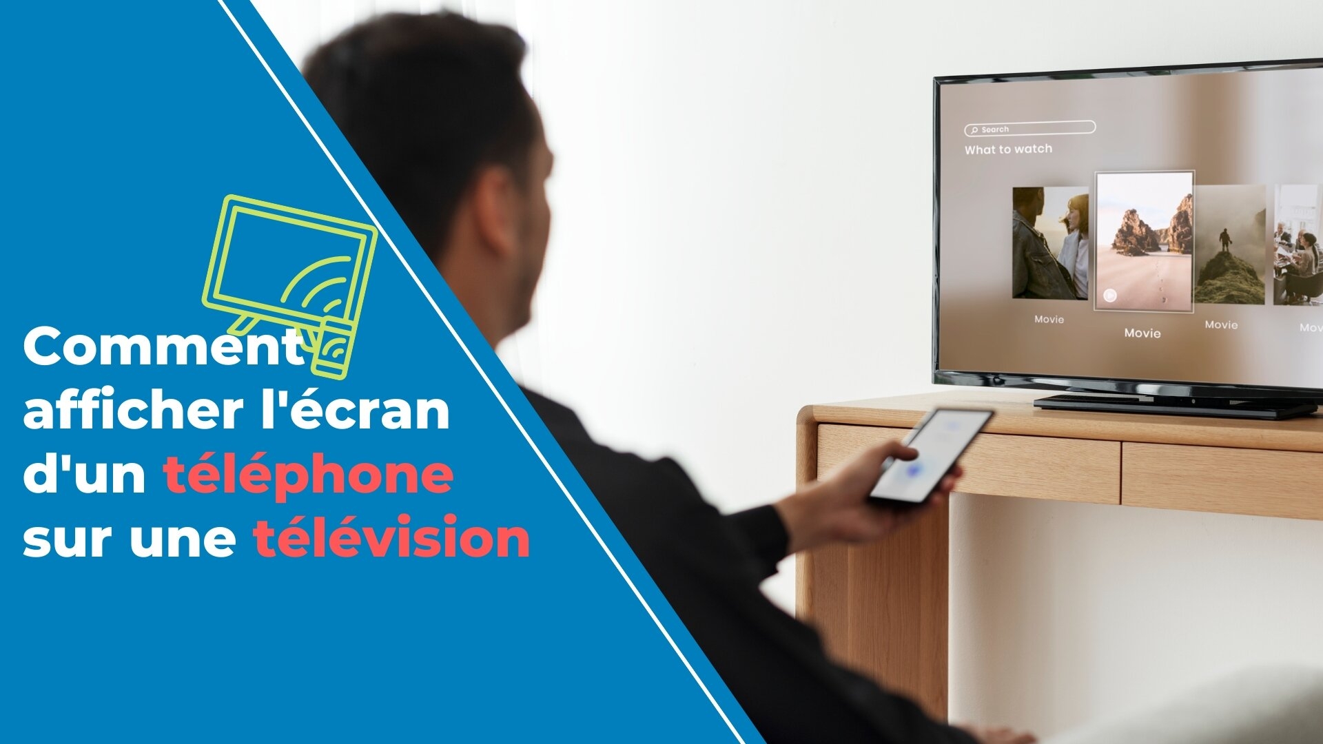 Les moyens les plus simples pour afficher l'écran de votre téléphone sur votre TV