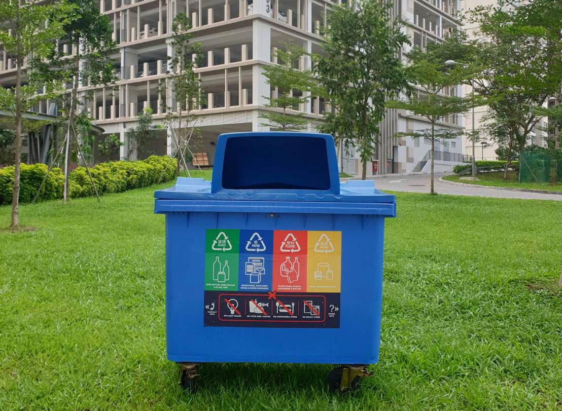 recycling bin in Singapore