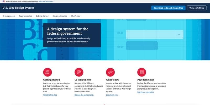 U.S. Web Design System