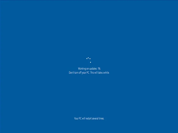 Windows 10 working on updates