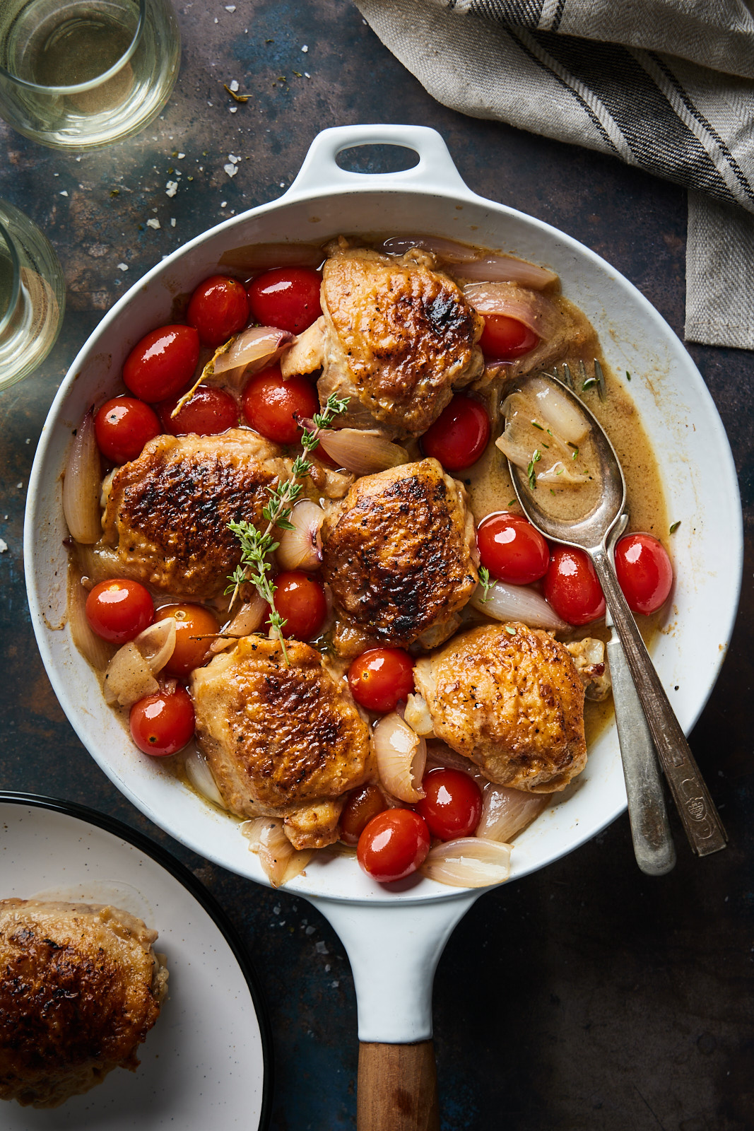 One Pan Chicken With Shallots