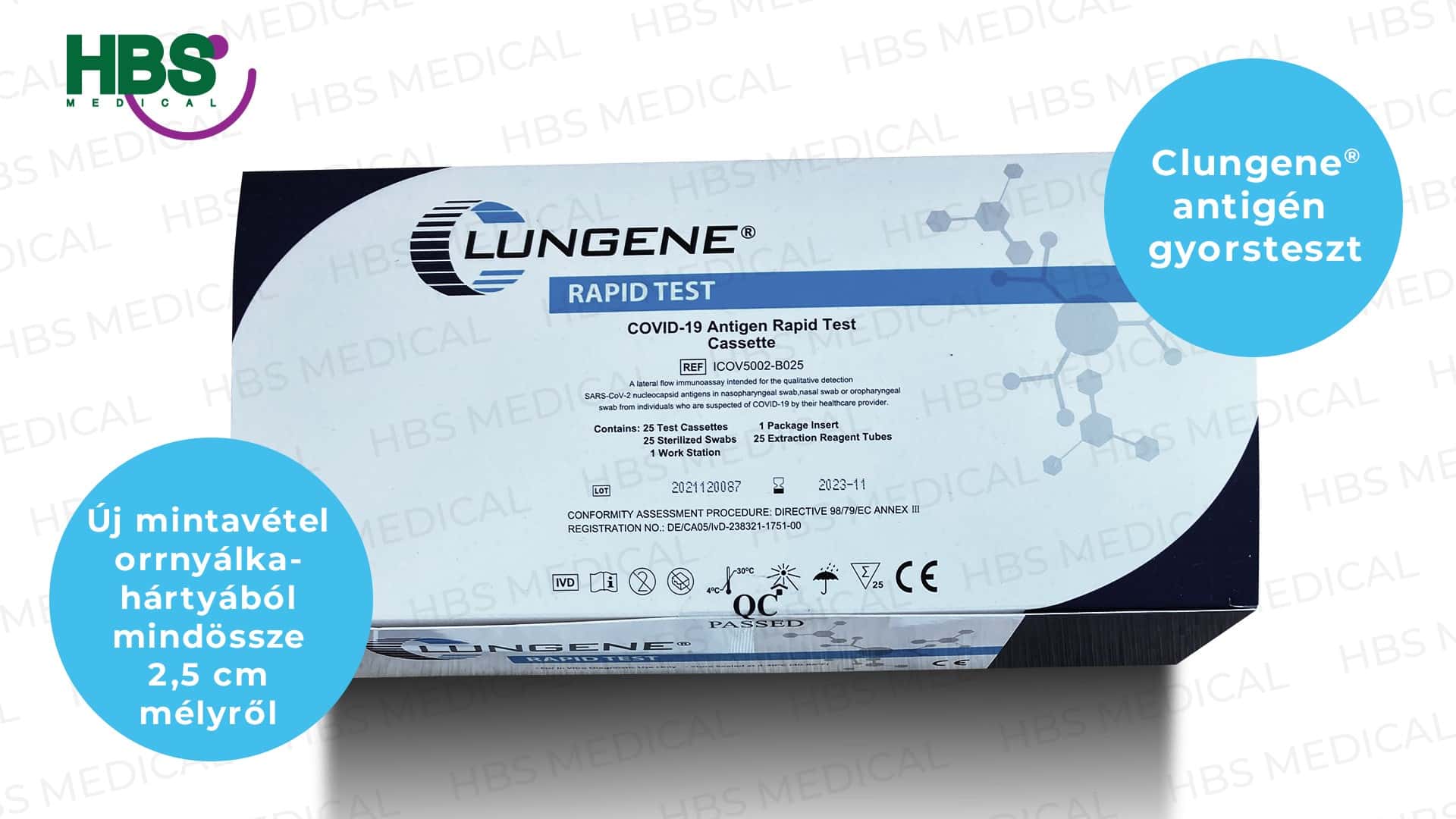 Clungene® COVID-19 antigén gyorsteszt