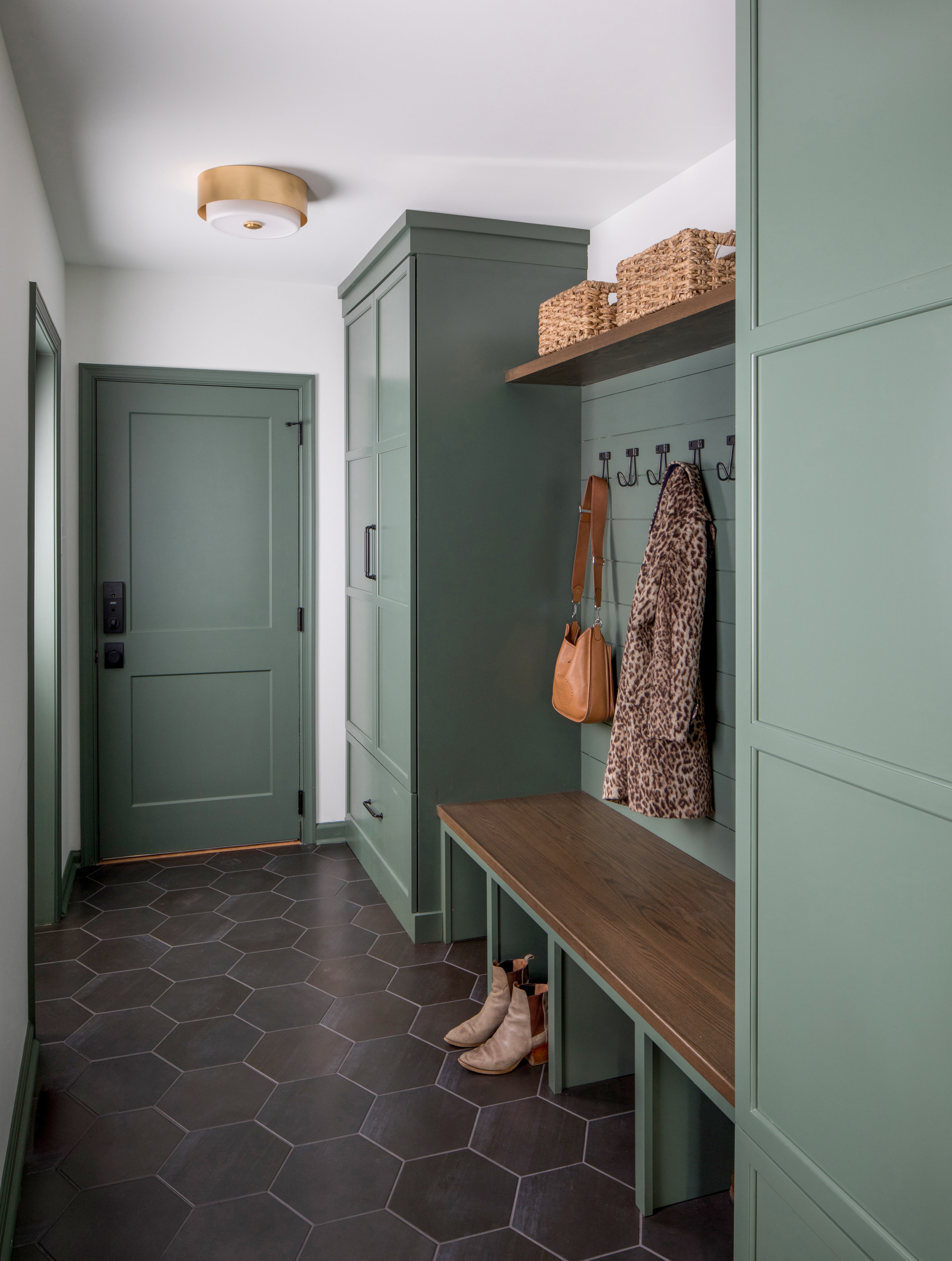 RenoFi Founder mudroom after renovation