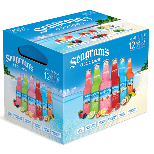 Box of Seagrams Escapes Variety Pack